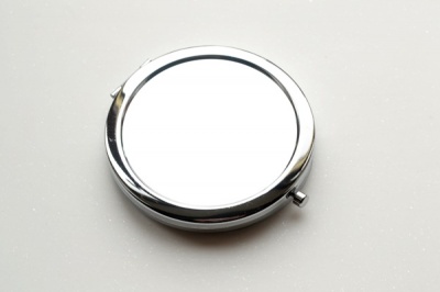 Large Chrome Vanity Mirror Kit